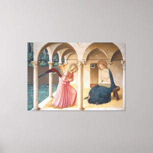 Fra Angelico (c.1395-1445) - The Annunciation Canvas Print