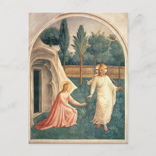 Fra Angelico- Noli Me Tangere Postcard (Front)