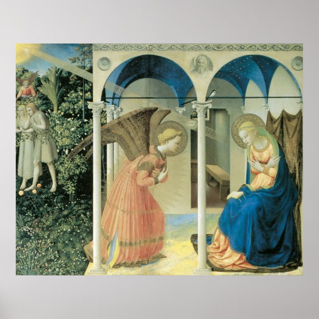 Fra Angelico - Poster de l'Annonciation (Devant)