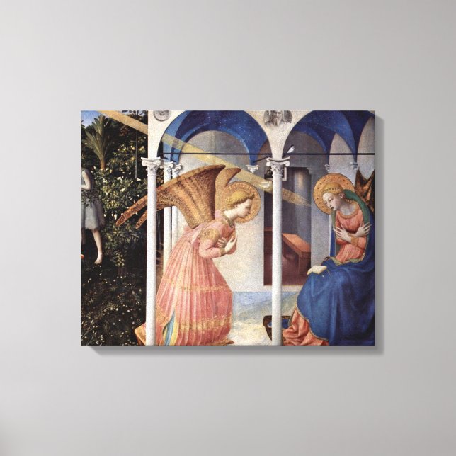 Fra Angelico - Scene: Annunciation Canvas Print (Front)