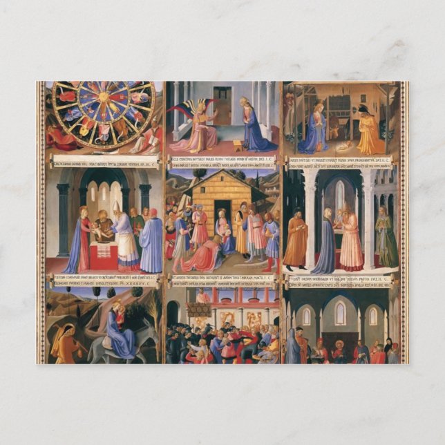 Fra Angelico- Scenes from the Life of Christ Postcard (Front)