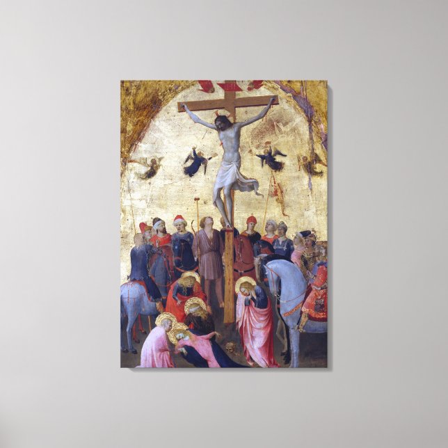 Fra Angelico The Crucifixion Canvas Print (Front)