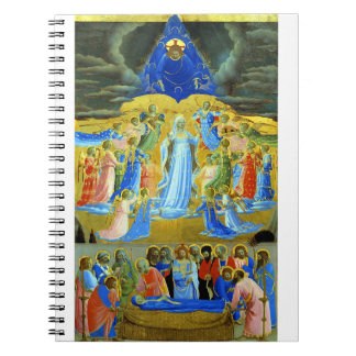Fra Angelico The Death and Assumption of Mary Notebook