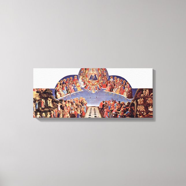Fra Angelico - The Last Judgement Canvas Print (Front)