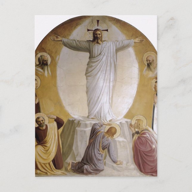 Fra Angelico- Transfiguration Postcard (Front)
