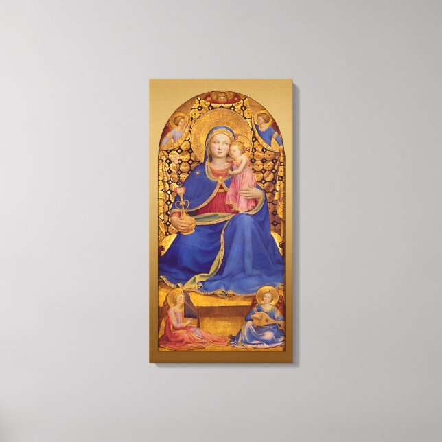 Fra Angelico Virgin of Humility CC0568 Canvas Print (Front)