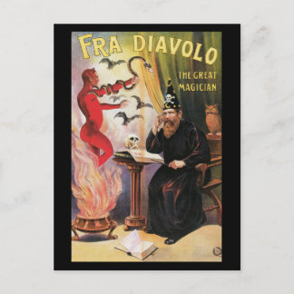 Fra Diavolo - The Great Magician Postcard