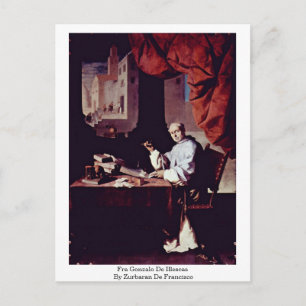 Fra Gonzalo De Illescas By Zurbaran De Francisco Postcard