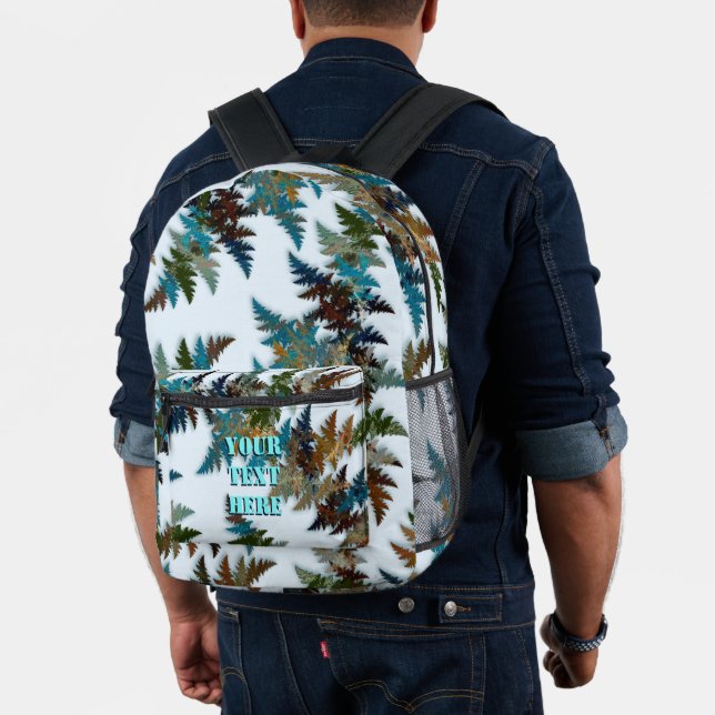 Fracal Arctic Camouflage Printed Backpack (Insitu (Model))