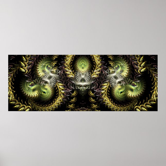 Fracamaska Fractal Poster (Front)