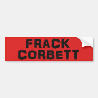 Frack Corbett Bumper Sticker v.2