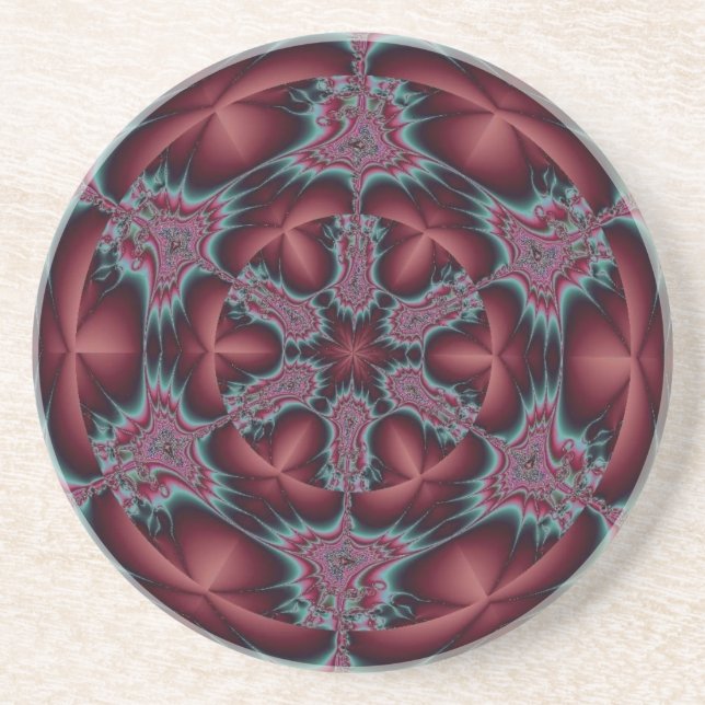 Fractal 12 Coaster (Front)