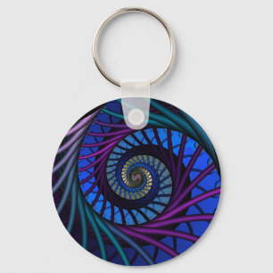 Fractal 139-2 keychain