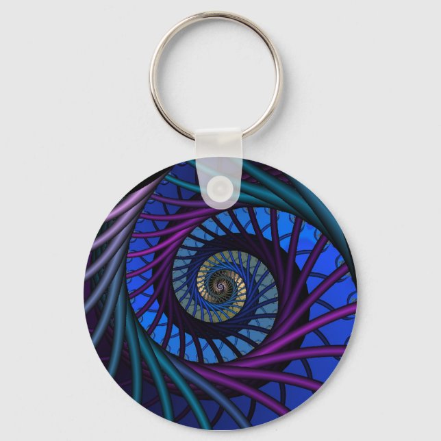 Fractal 139-2 keychain (Front)