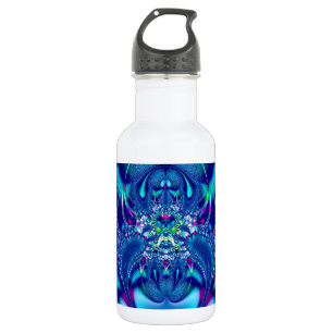Fractal #1: Blue Elegance 532 Ml Water Bottle