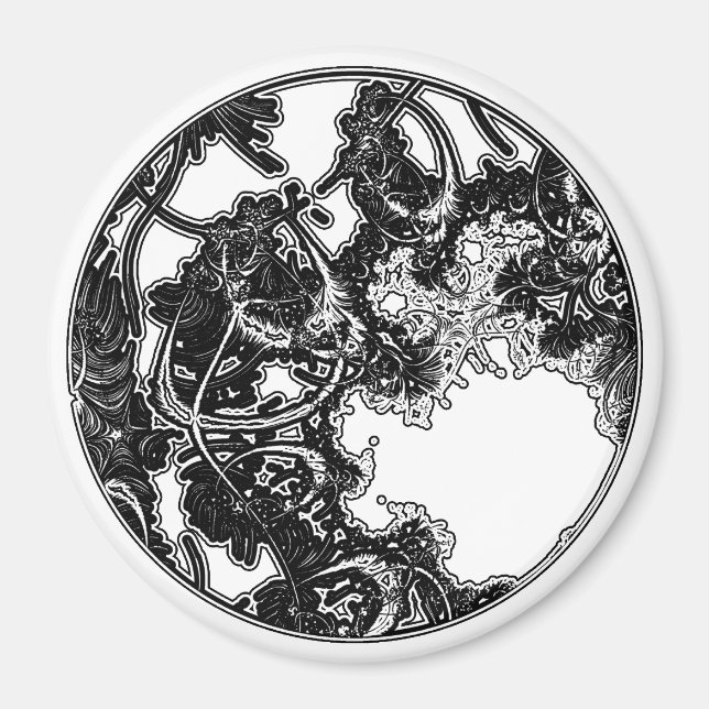 Fractal 1 ver. 2 magnet (Front)