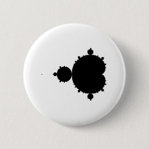 Fractal 2 Inch Round Button