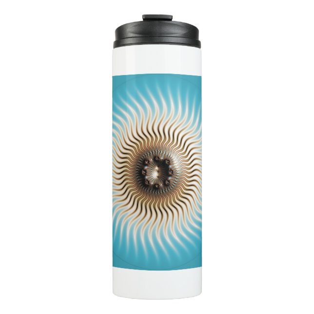 Fractal #3 thermal tumbler (Front)