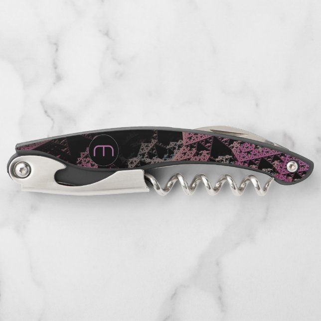 Fractal 3D Sci Fi spacecraft Monogram Corkscrew (Front)