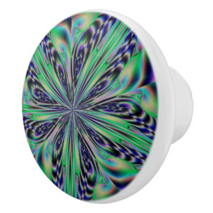 Fractal 5 Ceramic Knob