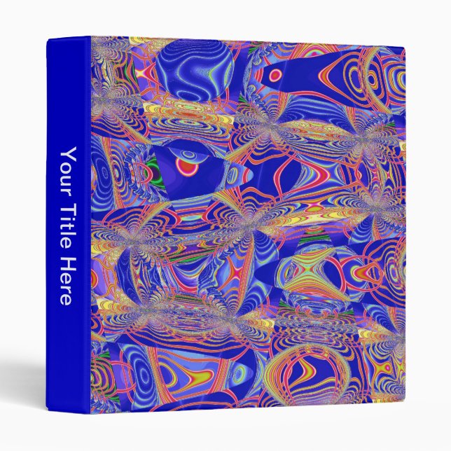 Fractal Abstract 061011a Binder (Front/Spine)