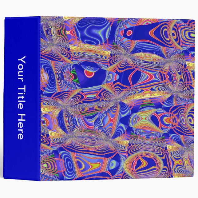 Fractal Abstract 061011a Binder (Front/Spine)