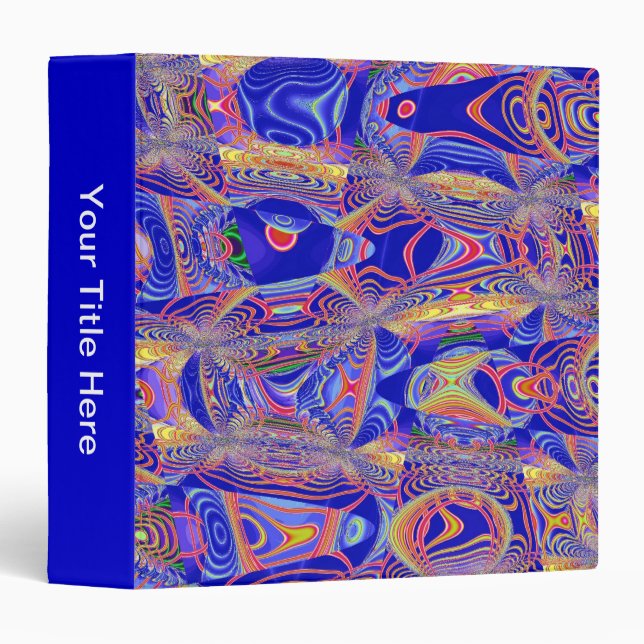 Fractal Abstract 061011a Binder (Front/Spine)