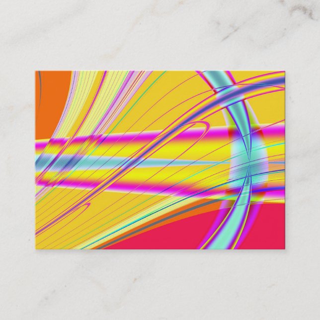 Fractal Abstract 061012e Business Card (Front)