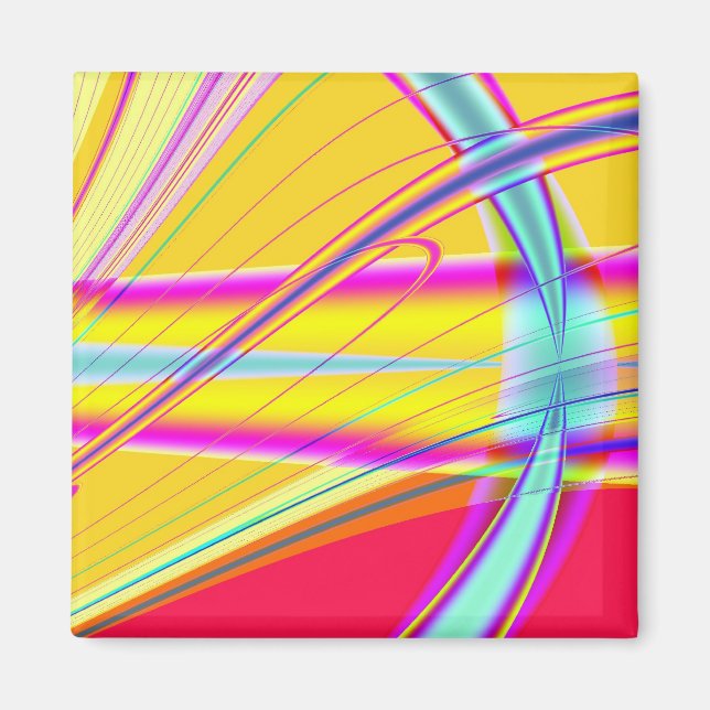 Fractal Abstract 061012e Magnet (Front)