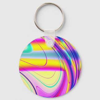 Fractal Abstract 061012f Keychain