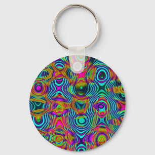 Fractal Abstract 191111a Keychain