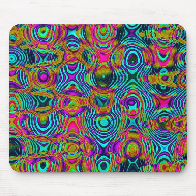Fractal Abstract 191111a Mouse Pad (Front)