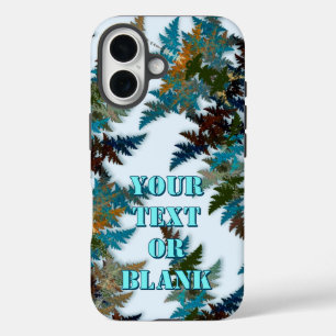 Fractal Arctic Camouflage iPhone 16 Case