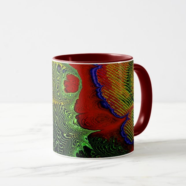 Fractal Art 1-10 Mugs (Devant droit)