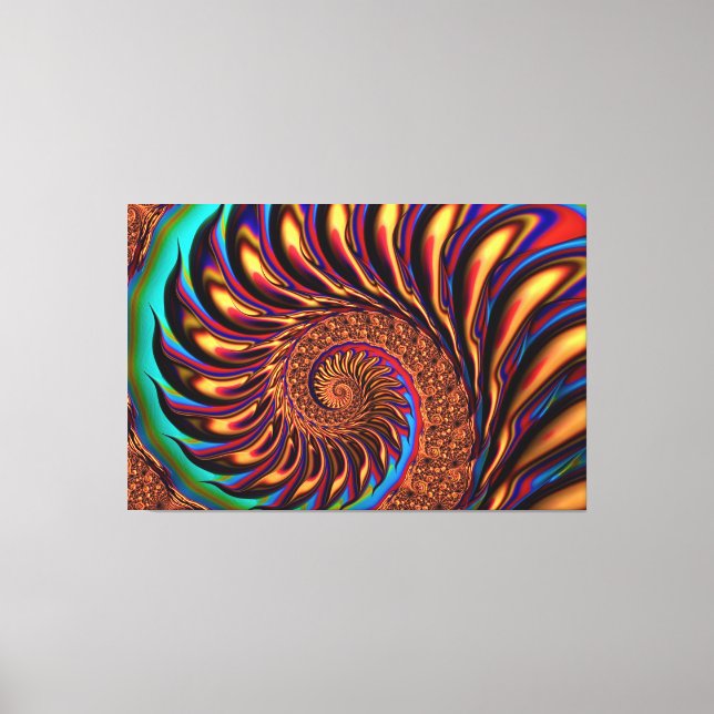 Fractal Art 47 Canvas Print (Front)