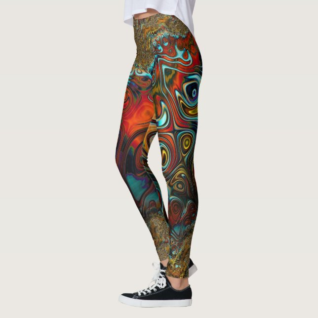Fractal Art 71 Leggings (Left)