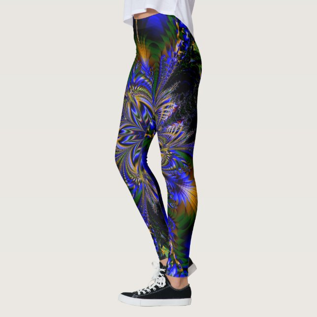 Fractal Art 90 Leggings (Left)