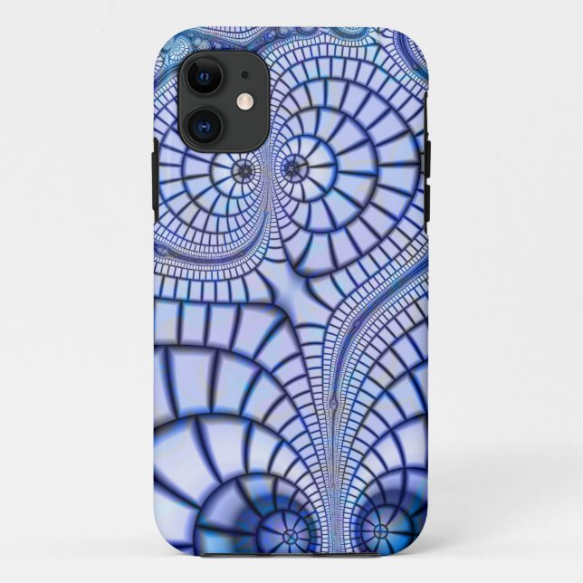 fractal art case for iphone4 (Back)