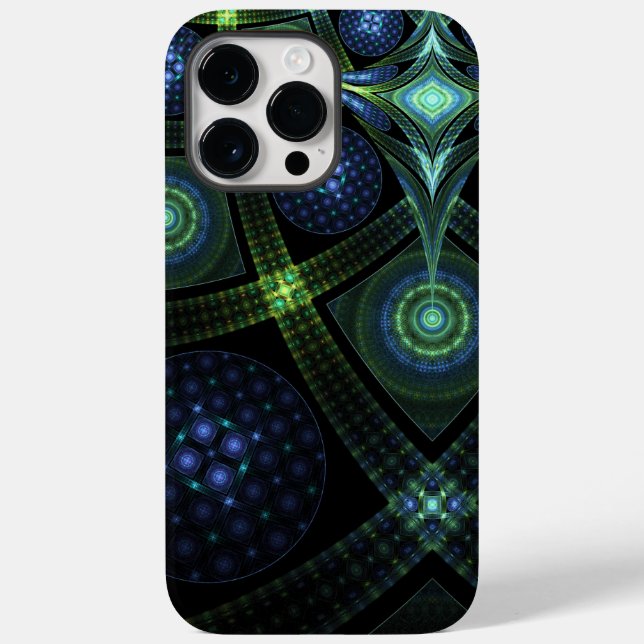 Fractal Art Mandala Universe Stretched Print Case-Mate iPhone Case (Back)