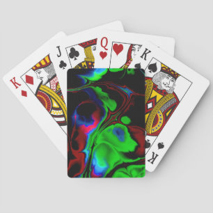 Fractal Art Wild-and-Crazy Design Playing Cards