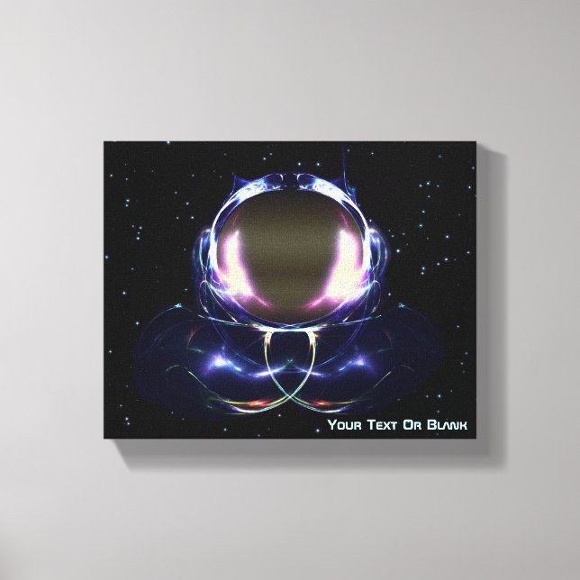 Fractal Astronaut Canvas Print (Front)