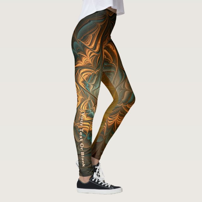 Fractal Autumn Leggings (Right)