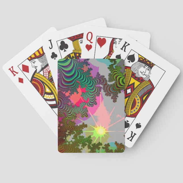 Fractal Back Playing Cards (Back)