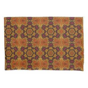 Fractal Bloom in Autumn Hues  Pillowcase