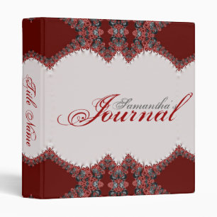 Fractal Borders Avery Binder
