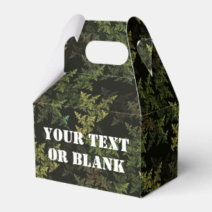 Fractal Camouflage Favor Box