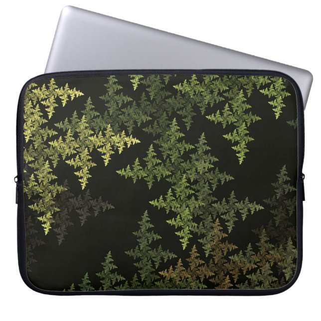 Fractal Camouflage Laptop Sleeve (Front)