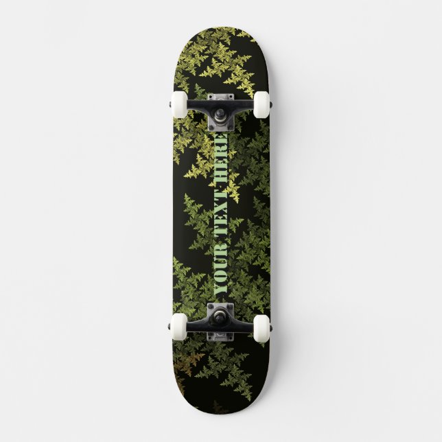 Fractal Camouflage Skateboard (Front)