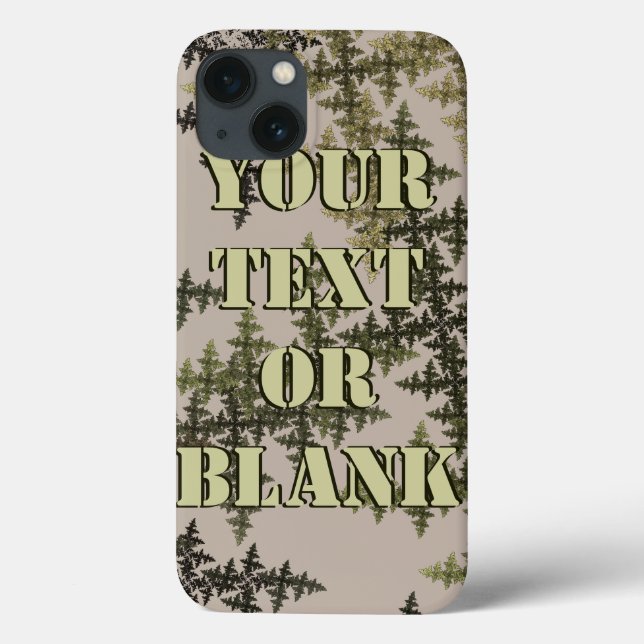 Fractal Camouflage - Summer Case-Mate iPhone Case (Back)