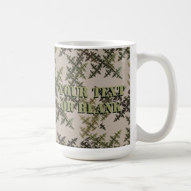 Fractal Camouflage - Summer Coffee Mug (Right)